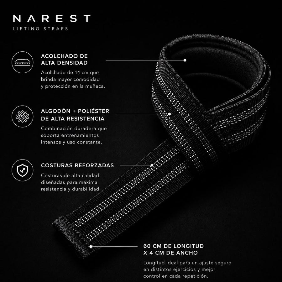 Narest Lifting Straps imagen 3